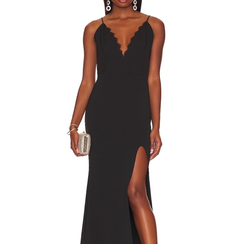 Katie May Saylor Gown Black Maxi Dress